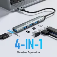 Lemorele 4-Port USB-C Hub Adapter thumbnail 2