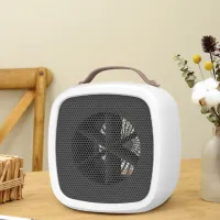 Portable 500W PTC Ceramic Mini Heater Fan thumbnail 5