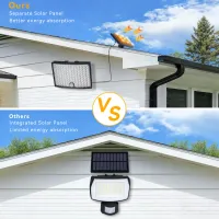 Solar Motion Sensor Security Lights thumbnail 6