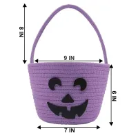 Halloween Pumpkin Candy Bucket Basket thumbnail 3