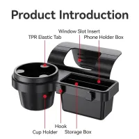 Car Door Organizer with Cup Holder thumbnail 5