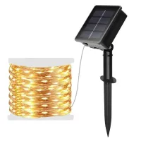 Solar LED Fairy String Lights - 100 LEDs thumbnail 1