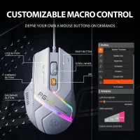 INPHIC PG1 RGB Wired Gaming Mouse thumbnail 6