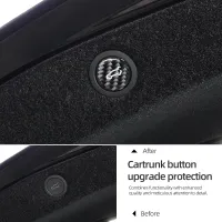 Carbon Fiber Trunk Switch Trim for Tesla thumbnail 4