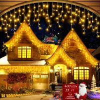 Solar Icicle String Lights thumbnail 1