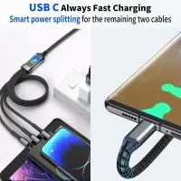3-in-1 100W Fast Charging Cable thumbnail 6