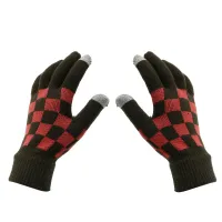 Men's Checkerboard Knit Winter Set 3-Piece thumbnail 5
