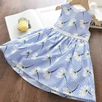 Floral Princess Girls Dress 3-7Y thumbnail 5