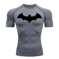 Bat Graphic Compression Shirt thumbnail 4