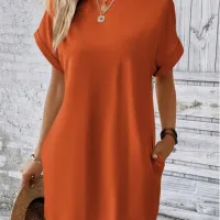 Boho Beach Mini Dress with Pockets thumbnail 5
