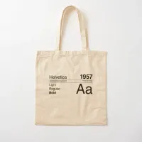 Helvetica Typography Minimalist Tote Bag thumbnail 2