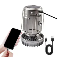 Solar LED Camping Lantern with Power Bank thumbnail 1