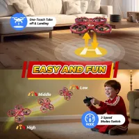 Mini Spider Drone (Red) - Beginner RC Toy thumbnail 4