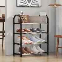 4-Tier Multifunctional Home Shoe Rack thumbnail 1