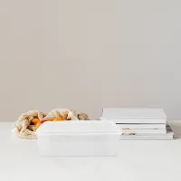 4-Piece Clear Stackable Storage Boxes thumbnail 1