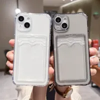 Transparent Card Bag Phone Case for iPhone thumbnail 3