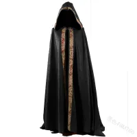 Medieval Gothic Hooded Cloak Cape thumbnail 4