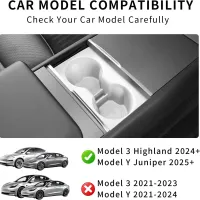 Tesla Center Console Cup Holder Inserts thumbnail 2
