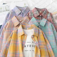 Casual Plaid Long Sleeve Blouse thumbnail 6