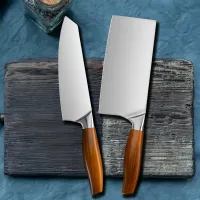 Japanese Kitchen Knife Set with Sheath thumbnail 2
