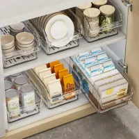 Clear Refrigerator Organizer Bins thumbnail 3
