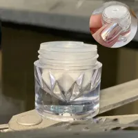 Silver Mirror Nail Powder Pigment thumbnail 2