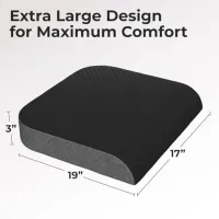 Kölbs Extra Large Velvet Memory Foam Cushion thumbnail 3
