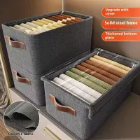 Clear Folding Storage Box with Lid thumbnail 5