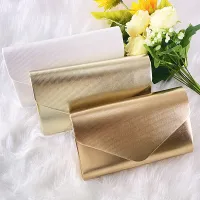White Leather Envelope Crossbody Bag thumbnail 1