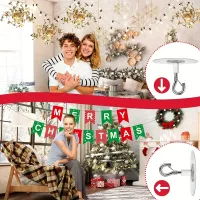 Heavy Duty Self-Adhesive Ceiling Hooks thumbnail 2