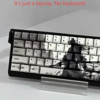 Samurai PBT Keycaps - Black/White thumbnail 3