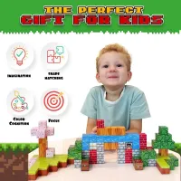 100PCS Magnetic Building Blocks Set thumbnail 3