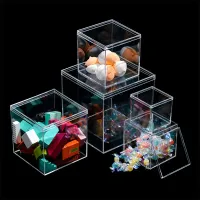 3pc Clear Acrylic Storage Boxes thumbnail 6