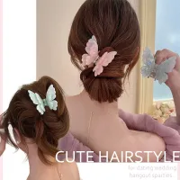 Butterfly Pearlescent Hair Gripper Clip thumbnail 1