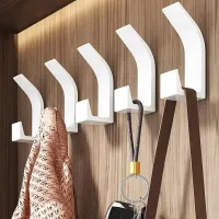 5Pcs No-Drill Wall Hooks Set thumbnail 1