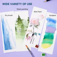 MeiLiang 52 Color Watercolor Set thumbnail 5