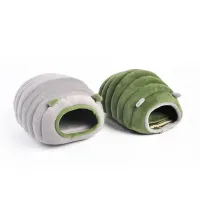 Plush Small Pet Hideout Cave Bed thumbnail 4