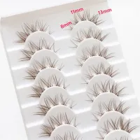 Brown 3D Anime Faux Mink Lashes (10 Pairs) thumbnail 6