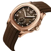NIBOSI Men's Waterproof Square Quartz Watch thumbnail 3