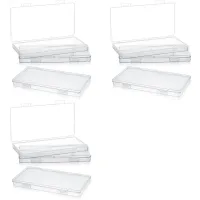 9-Pack Mini Clear Storage Boxes thumbnail 1