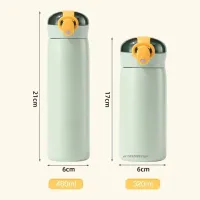 304 Stainless Steel Insulated Thermos Cup with Straw thumbnail 2