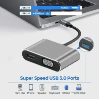4-in-1 USB C Hub for MacBook thumbnail 4