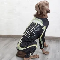 Skeleton Dog Halloween Costume Large thumbnail 3