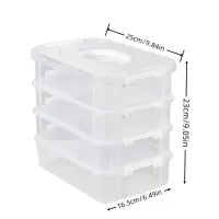 4-Tier Stackable Storage Box thumbnail 4