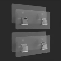 Adhesive Shower Caddy Shelf Stickers thumbnail 1