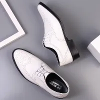Handcrafted Calfskin Oxford Brogue Shoes thumbnail 4