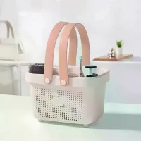 Portable Plastic Storage Basket Shower Caddy thumbnail 2