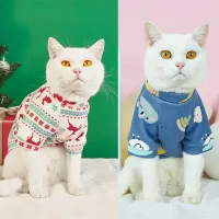 Cute Print Cat Fleece Pullover thumbnail 2