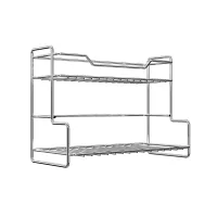 2-Tier Stainless Steel Countertop Organizer thumbnail 4