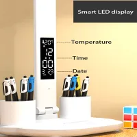 Folding LED Desk Lamp with USB Charger thumbnail 4